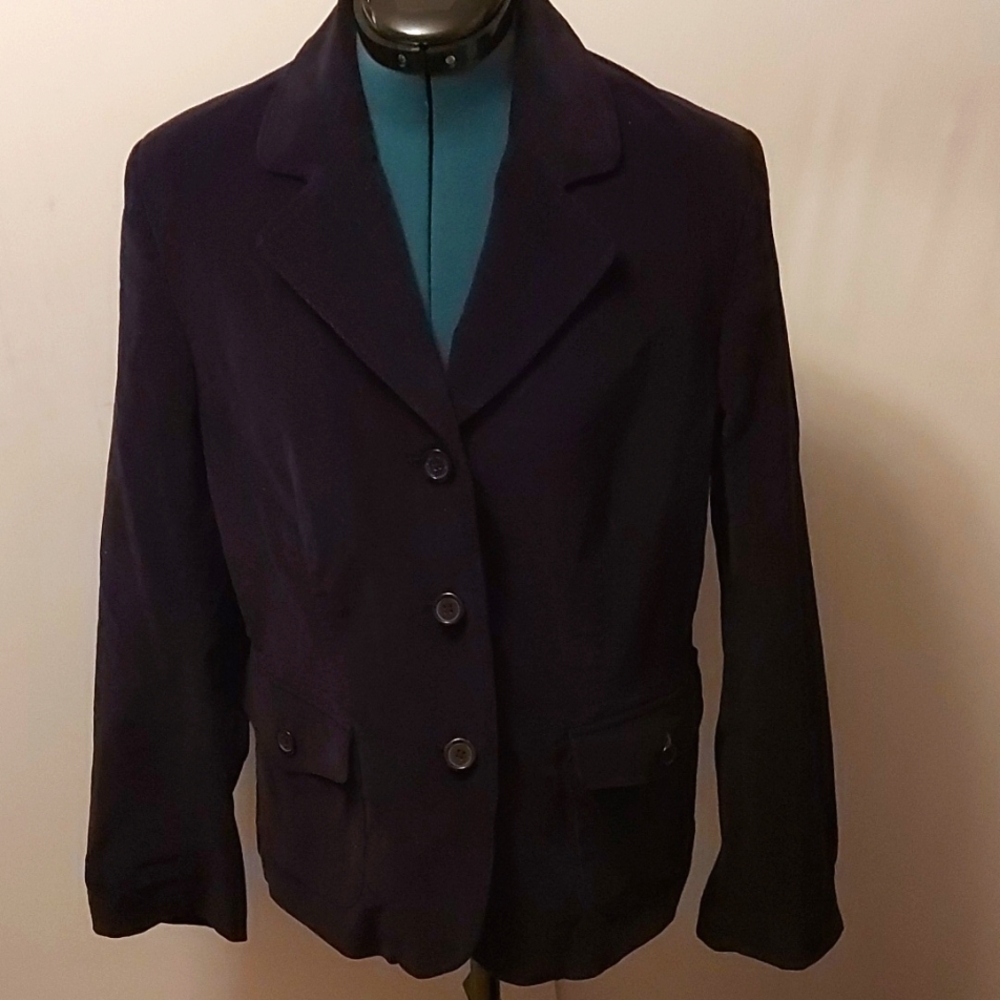 Classic Black blazer, fine corduroy